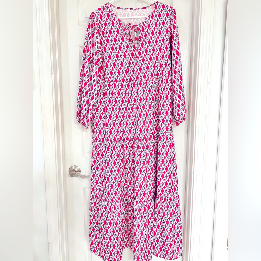 M Long sleeve Maxi Dress
